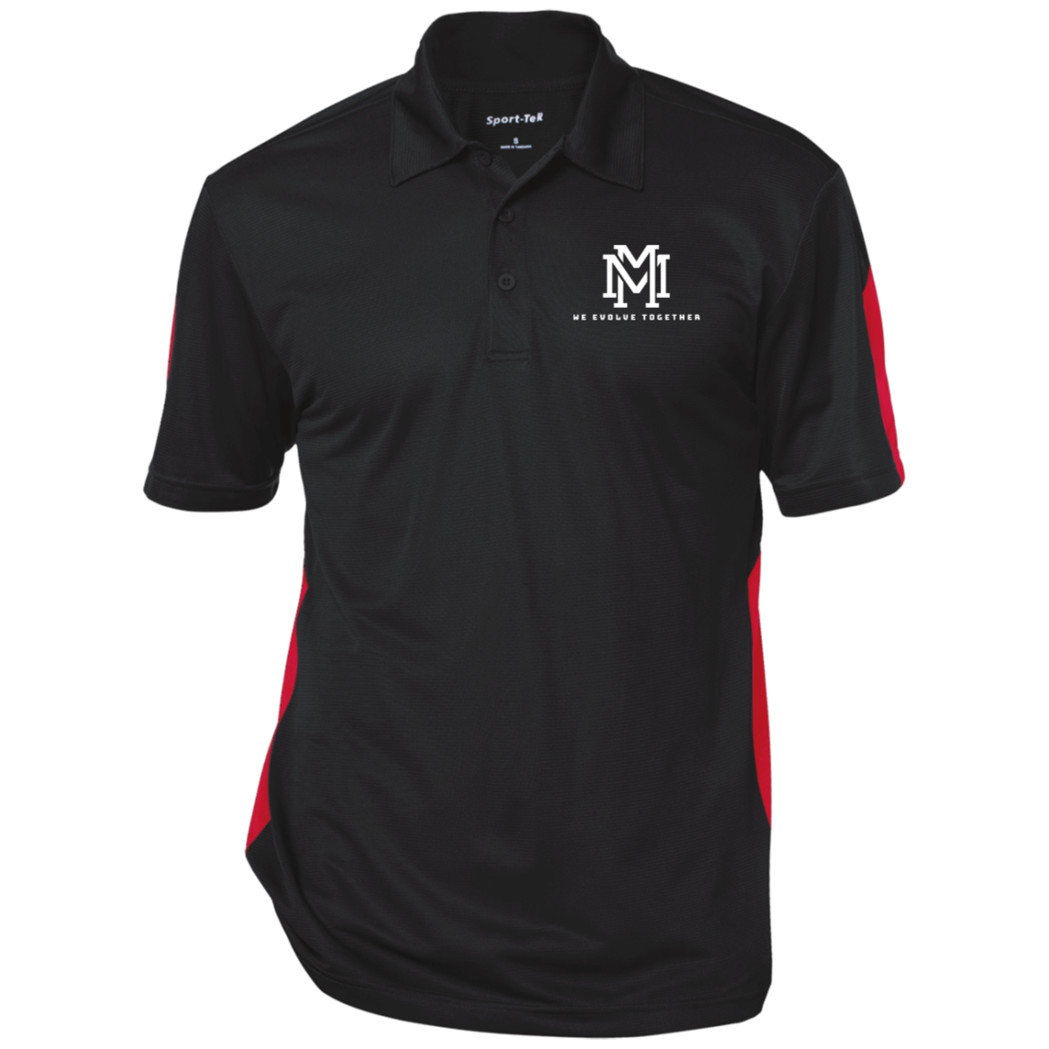 Performance Textured Three-Button Polo