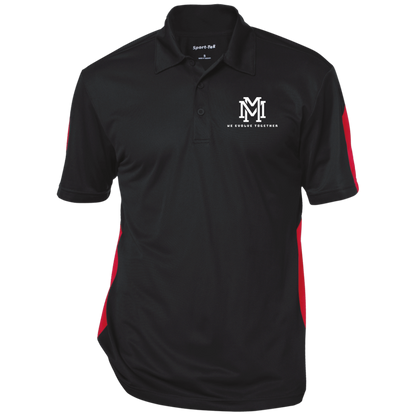 Performance Textured Three-Button Polo